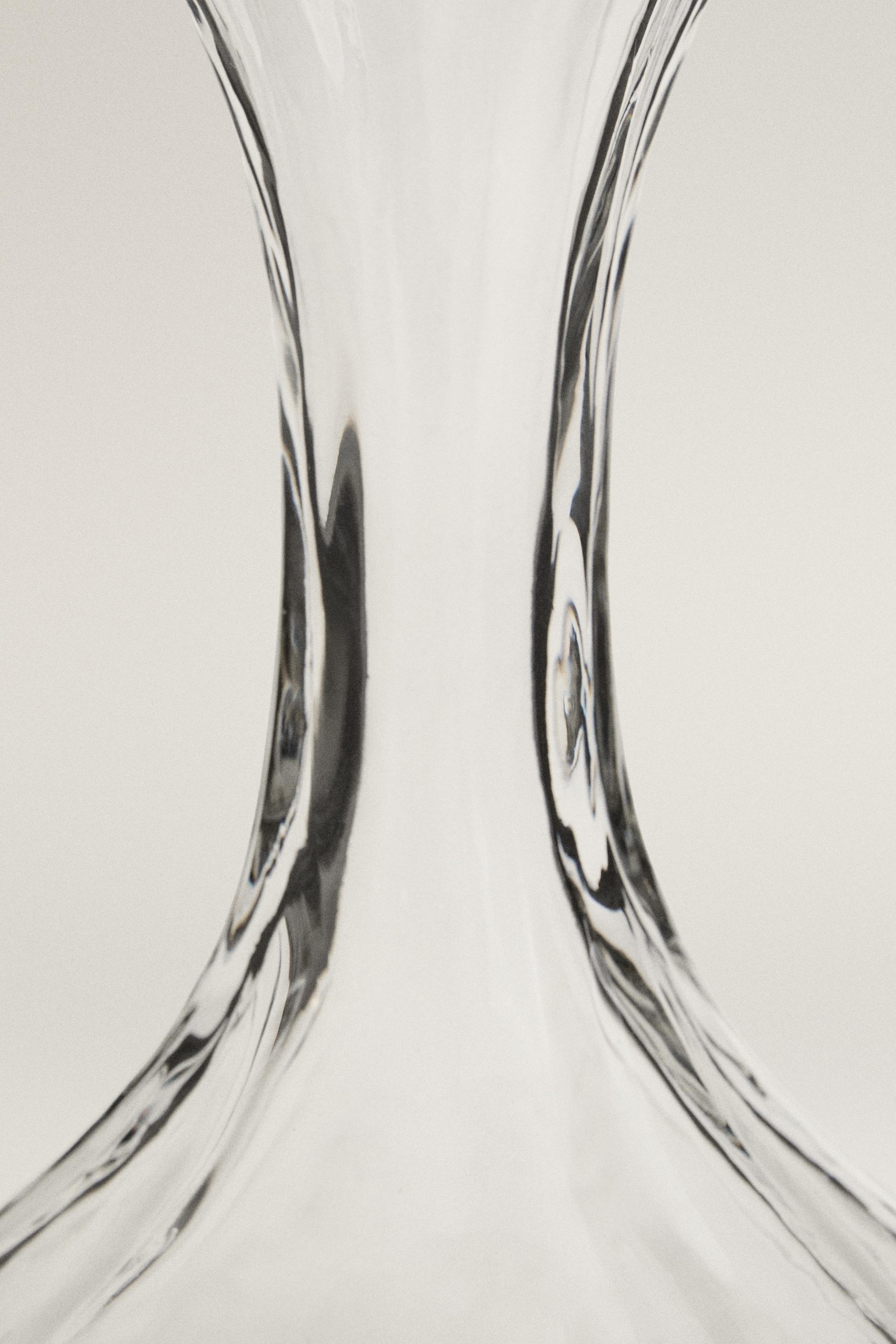 CARAFE À VIN VERRE RELIEF
